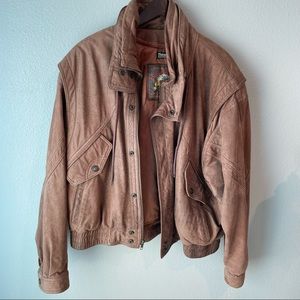 Vintage Wilson’s Adventure Bound Leather Jacket Thinsulate Bomber XL Dad…